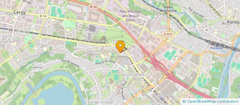 localisation de l'entreprise SCI SAMLINE  CERGY