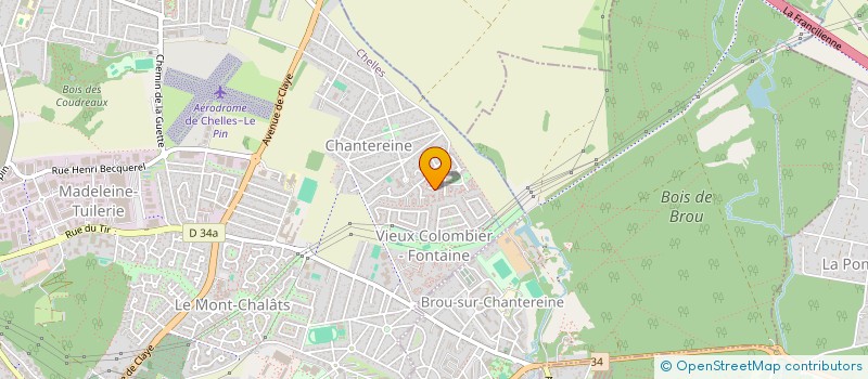 localisation de l'entreprise SCI SAMLOUX  CHELLES