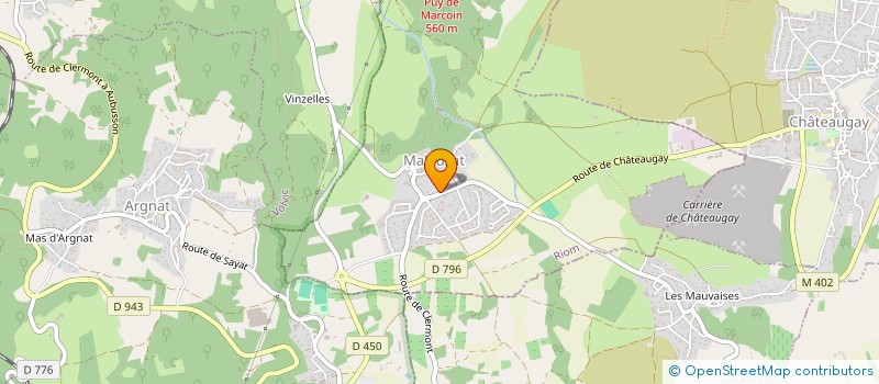 localisation de l'entreprise SCI SAMM  MALAUZAT