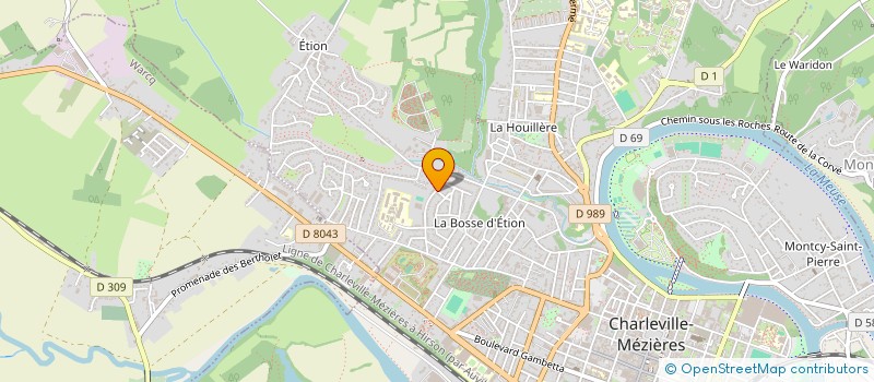 localisation de l'entreprise SCI SAMMAT à CHARLEVILLE-MEZIERES