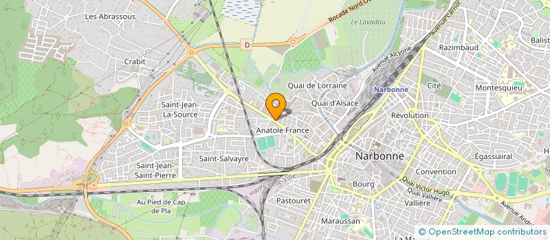 localisation de l'entreprise SCI SAMMOUR à NARBONNE