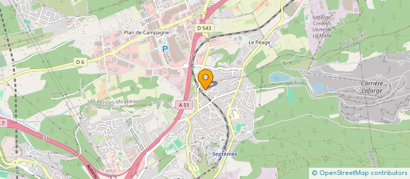 localisation de l'entreprise SCI SAMMVA à SEPTEMES-LES-VALLONS
