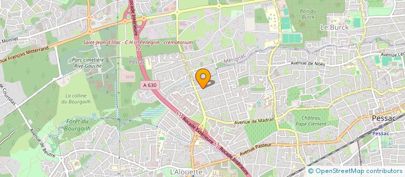 localisation de l'entreprise SCI SAMMYJO  PESSAC