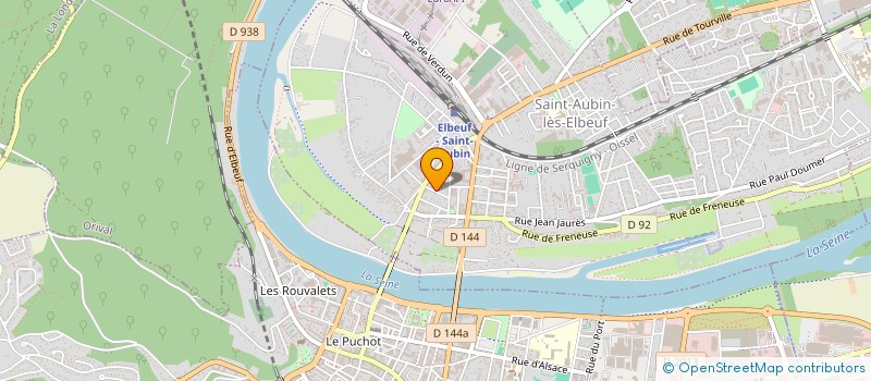 localisation de l'entreprise SCI SAMNO  SAINT-AUBIN-LES-ELBEUF