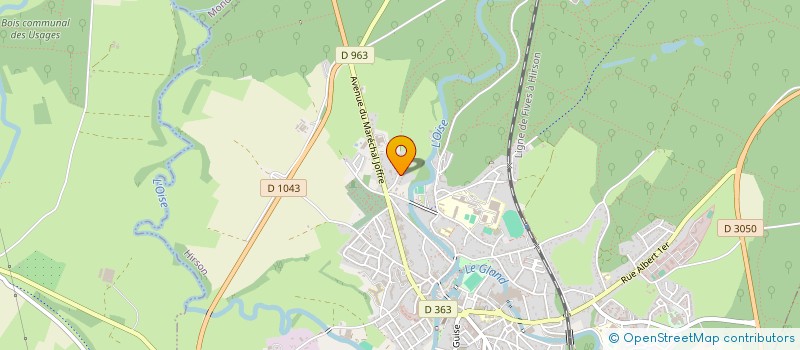 localisation de l'entreprise SCI SAMO  HIRSON