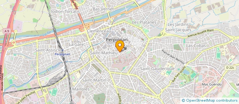 localisation de l'entreprise SCI SAMO  PERPIGNAN