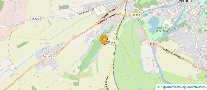 localisation de l'entreprise SCI SAMOH à VERDUN