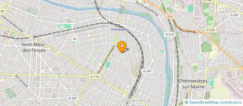 localisation de l'entreprise SCI SAMONE à SAINT-MAUR-DES-FOSSES