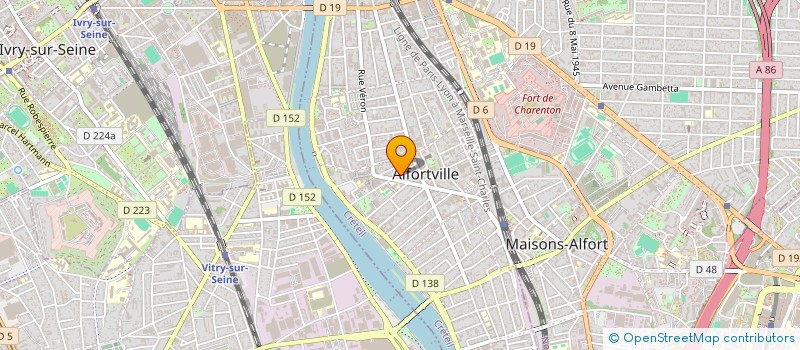 localisation de l'entreprise SCI SAMOON à ALFORTVILLE