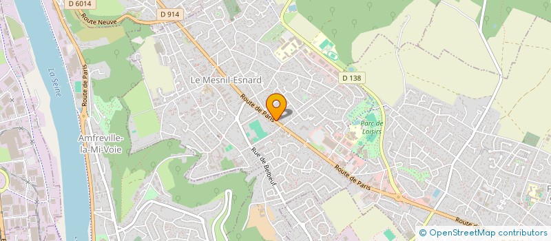 localisation de l'entreprise SCI SAMOS  LE MESNIL-ESNARD