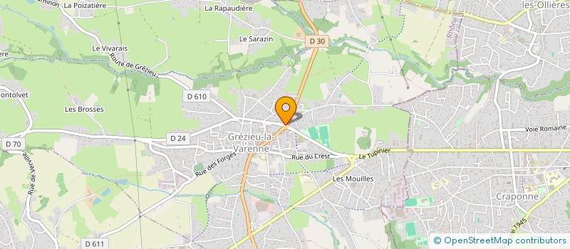 localisation de l'entreprise SCI SAMOT  GREZIEU-LA-VARENNE