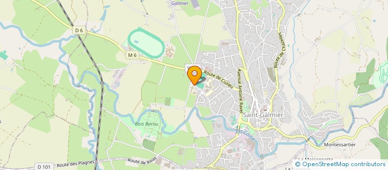 localisation de l'entreprise SCI SAMOUILLET  SAINT-GALMIER