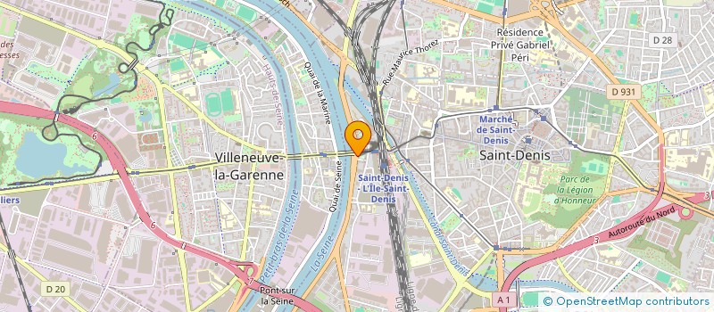 localisation de l'entreprise SCI SAMOUL  SAINT-DENIS