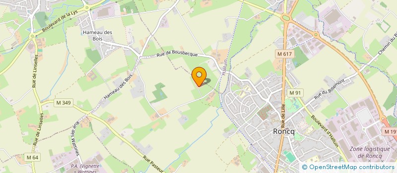 localisation de l'entreprise SCI SAMOURAI à RONCQ