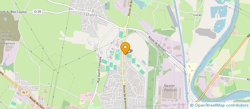 localisation de l'entreprise SCI SAMPAIX 48  MABLY