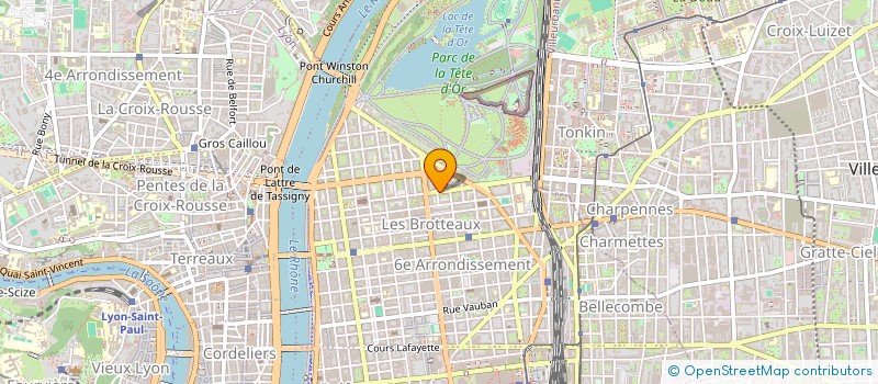 localisation de l'entreprise SCI SAMPAIX-ROANNE  LYON