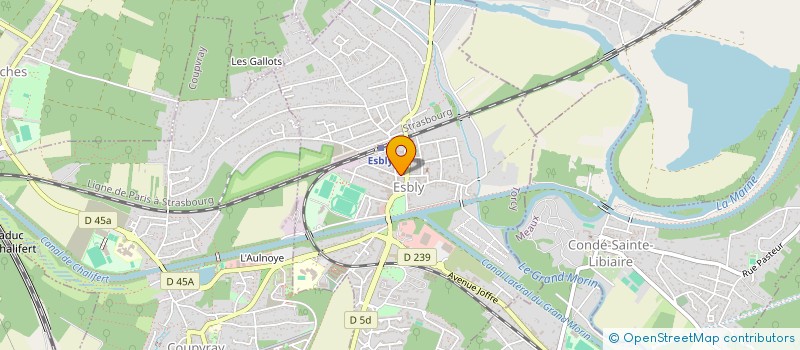 localisation de l'entreprise SCI SAMPAS à ESBLY