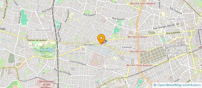 localisation de l'entreprise SCI SAMPEUR2M  BORDEAUX