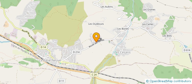 localisation de l'entreprise SCI SAMPEYRE à LA BATIE-NEUVE