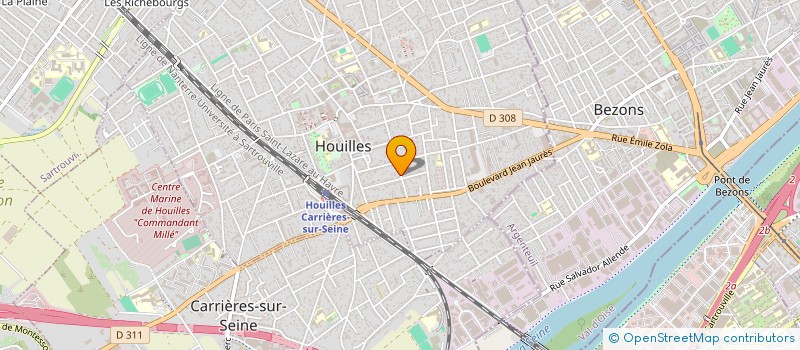 localisation de l'entreprise SCI SAMPIERO  HOUILLES