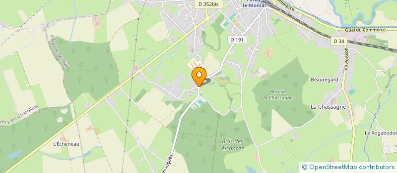 localisation de l'entreprise SCI SAMPRO  PARAY-LE-MONIAL