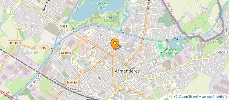 localisation de l'entreprise SCI SAMQO  ARMENTIERES