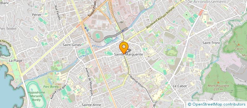 localisation de l'entreprise SCI SAMSAN à MARSEILLE