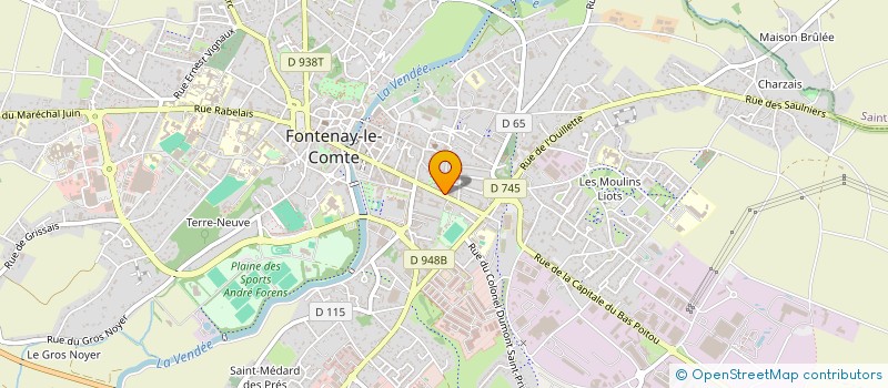 localisation de l'entreprise SCI SAMSARA  FONTENAY-LE-COMTE