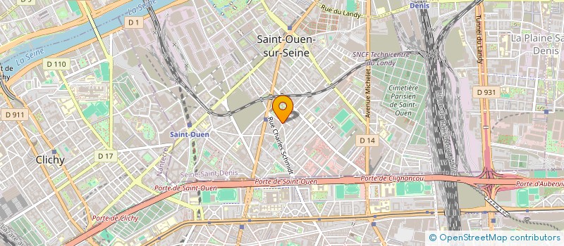 localisation de l'entreprise SCI SAMSOM à SAINT-OUEN-SUR-SEINE