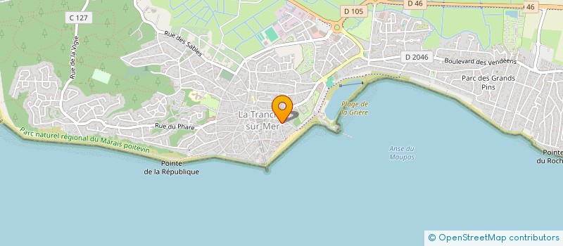 localisation de l'entreprise SCI SAMSON à LA TRANCHE-SUR-MER