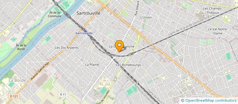 localisation de l'entreprise SCI SAMSON  SARTROUVILLE