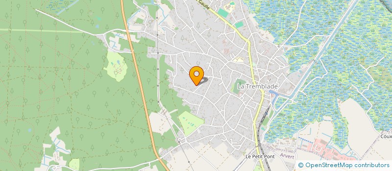 localisation de l'entreprise SCI SAMSON LA FONTAINE  LA TREMBLADE