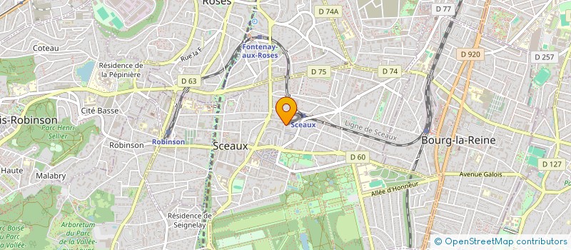 localisation de l'entreprise SCI SAMUAR à SCEAUX