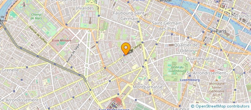 localisation de l'entreprise SCI SAMUD  PARIS