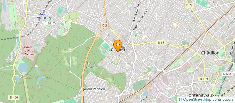 localisation de l'entreprise SCI SAMUEL à CLAMART