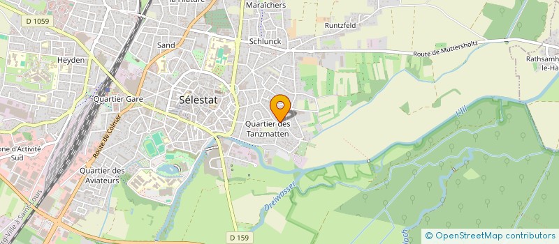 localisation de l'entreprise SCI SAMUEL  SELESTAT