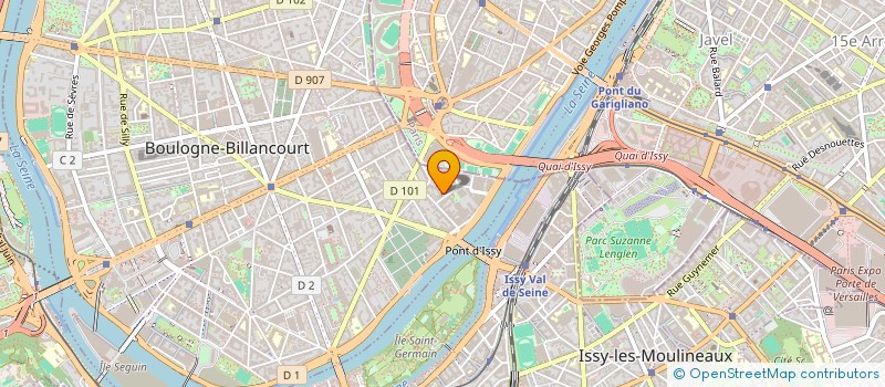 localisation de l'entreprise SCI SAMUEL à BOULOGNE-BILLANCOURT