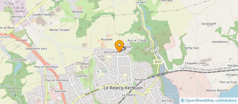 localisation de l'entreprise SCI SAMUI  LE RELECQ-KERHUON