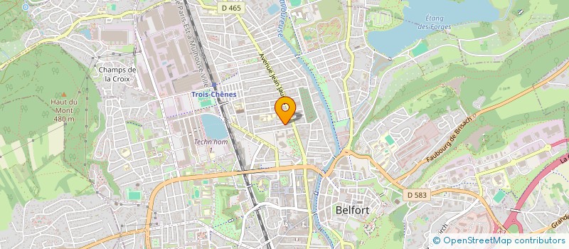 localisation de l'entreprise SCI SAMURAI  BELFORT