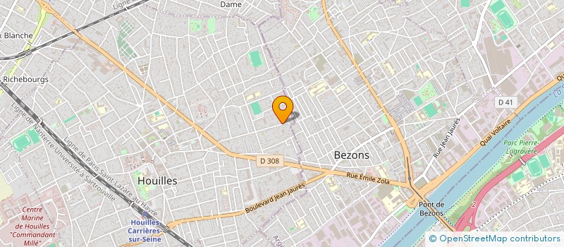 localisation de l'entreprise SCI SAMY  HOUILLES