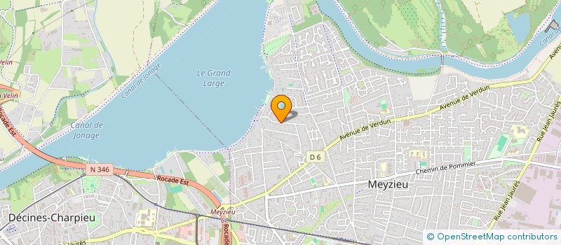 localisation de l'entreprise SCI SAMY  MEYZIEU