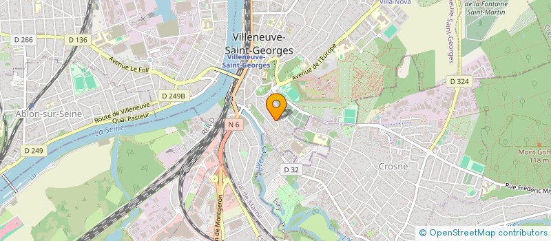 localisation de l'entreprise SCI SAMY  VILLENEUVE-SAINT-GEORGES