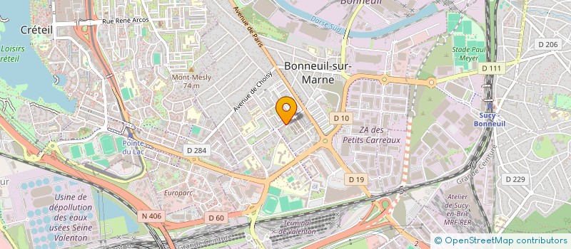 localisation de l'entreprise SCI SAMY à BONNEUIL-SUR-MARNE