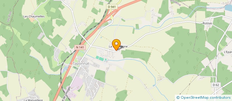 localisation de l'entreprise SCI SAMY à TAPONNAT-FLEURIGNAC