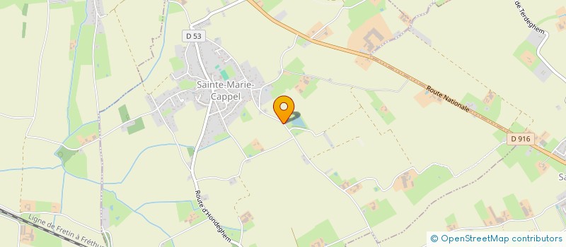 localisation de l'entreprise SCI SAMY  SAINTE-MARIE-CAPPEL