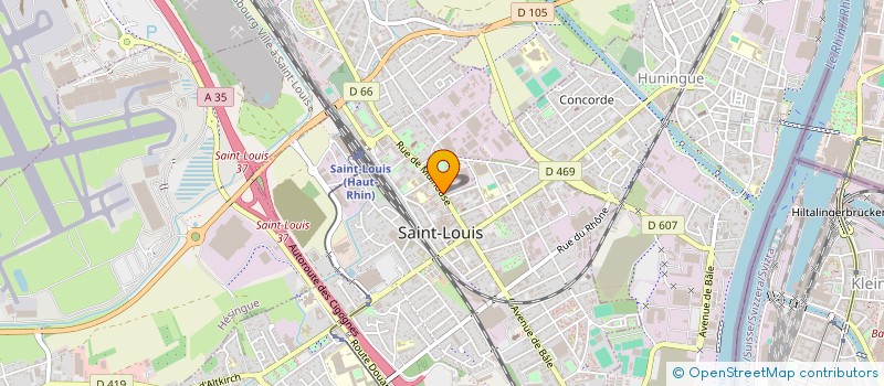 localisation de l'entreprise SCI SAMY  SAINT-LOUIS