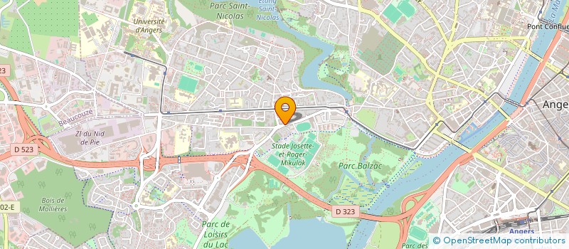 localisation de l'entreprise SCI SAMY à ANGERS