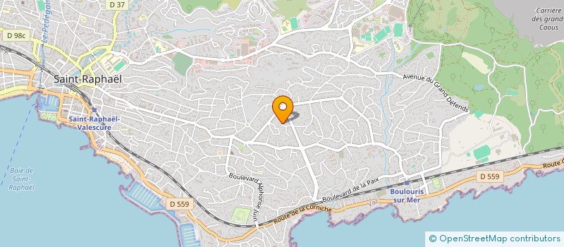 localisation de l'entreprise SCI SAMY à SAINT-RAPHAEL