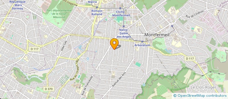 localisation de l'entreprise SCI SAMY à MONTFERMEIL