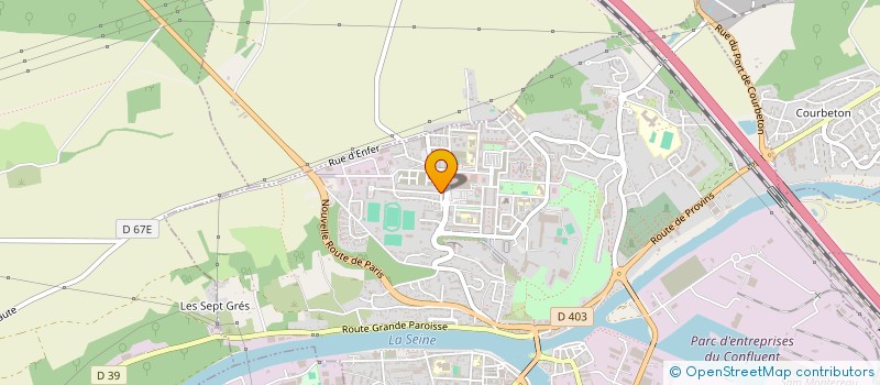 localisation de l'entreprise SCI SAMY à MONTEREAU-FAULT-YONNE